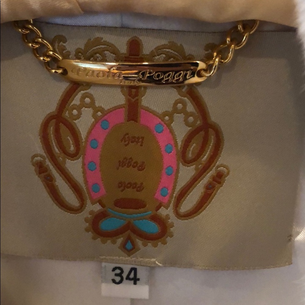 New White Rex Rabbit Short Jacket - Picture 4 of 5